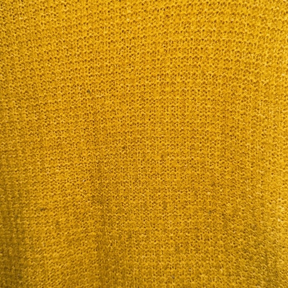 Egg yolk yellow hand knitted Suzy Shier sweater size L - Picture 3 of 3